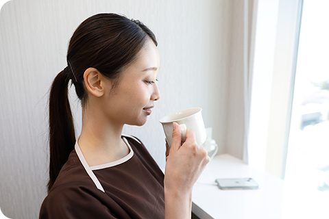 下剤の服用を院内で行えます