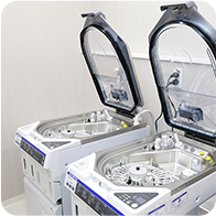 オリンパス社の内視鏡洗浄消毒装置「OER-5」を2台完備しており、洗浄を徹底